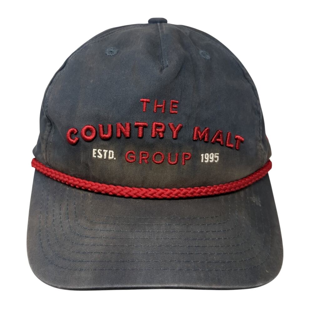 The Country Malt Group Estd. 1995 Snapback 5 Panel Cap Gray One Size Rope